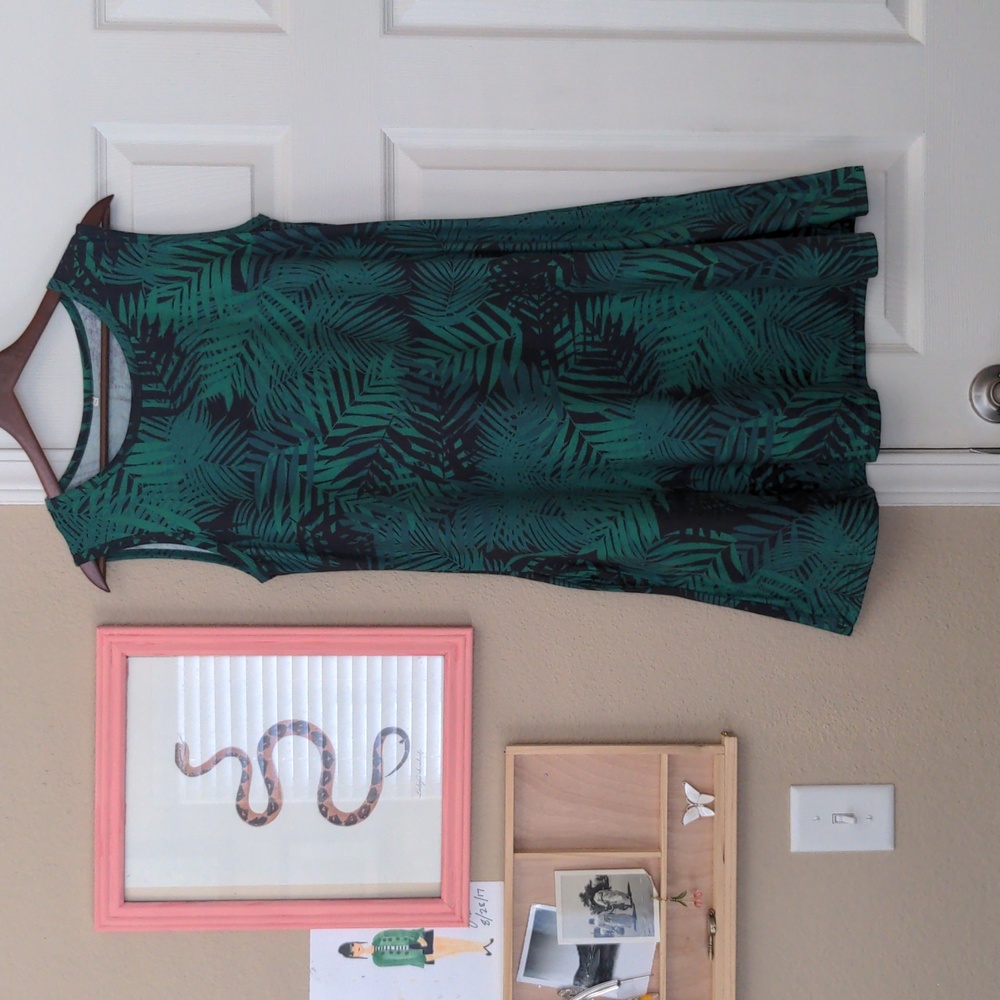 Green Palm Dress